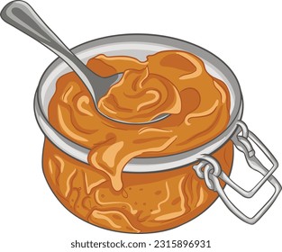 Jar peanut butter. fresh food