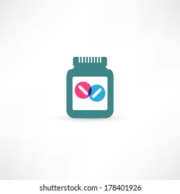 jar with pills