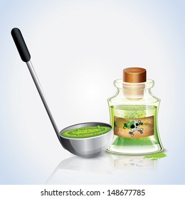Jar Of Poison And Ladle