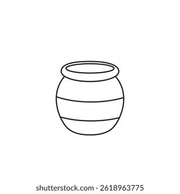 jar pot ceramic vase vector emoji illustration symbol sign icon 
