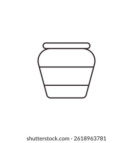 jar pot ceramic vase vector emoji illustration symbol sign icon 
