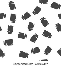 Jar seamless pattern. Vector illustration for backgrounds