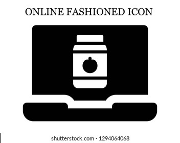 Jar search icon. Editable Jar search icon for web or mobile.