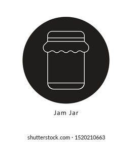 Jar Simple modern icon design illustration