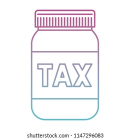 jar with tax icon