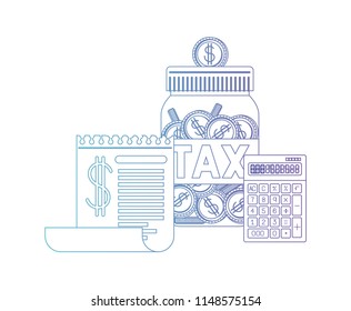jar taxes with calculator and document