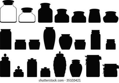 Jar vector collection