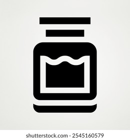 Jar vector design in eps 10. icon, sign, set, symbol, illustration, vector, line, business, collection, flat, icons, web, design, linear, internet, isolated, thin, outline, black, graphic, 