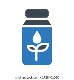 jar vector glyph color icon 