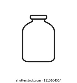 jar vector icon