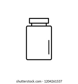 Jar vector icon