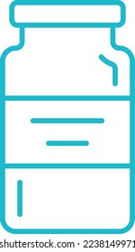 Jar vector icon. Can be used for printing, mobile and web applications.