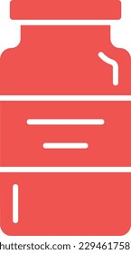 Jar vector icon. Can be used for printing, mobile and web applications.