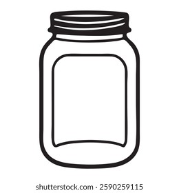 jar vector illustration icon on white background