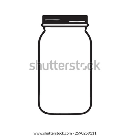 jar vector illustration icon on white background