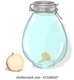 Jar vector illustration isolated