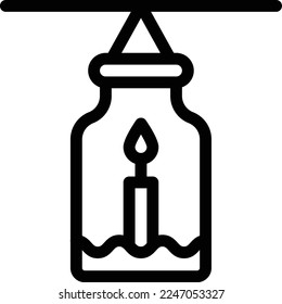 Ilustración de jar Vector en un fondo transparente. Símbolos de calidad superior. Iconos vectoriales de línea delgada para el diseño de conceptos y gráficos. 
