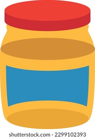 jar Vector illustration on a transparent background. Premium quality symbols. Flat icons for concept and graphic design.
