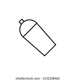 jar for water simple line icon
