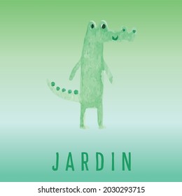 Jardin crocodile design for kids