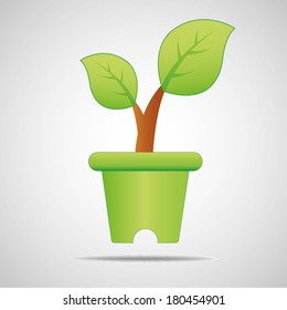 Jardiniere. Go green. Save world