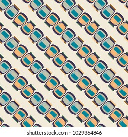 Jars with rustic home canning new seamless pattern for background.