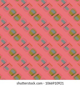 Jars with rustic home canning new seamless pattern for background.
