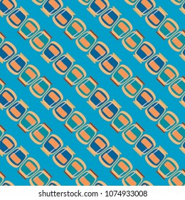 Jars with rustic home canning new seamless pattern for background.