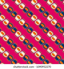 Jars with rustic home canning new seamless pattern for background.