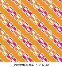 Jars with rustic home canning new seamless pattern for background.
