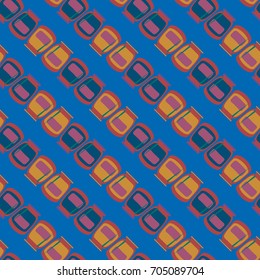 Jars with rustic home canning new seamless pattern for background.