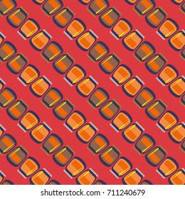 Jars with rustic home canning new seamless pattern for background.