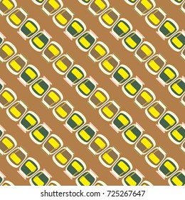 Jars with rustic home canning new seamless pattern for background.