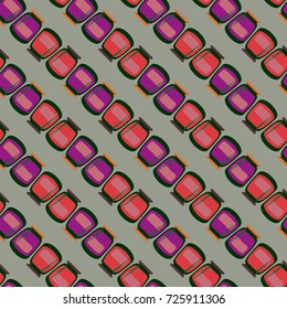 Jars with rustic home canning new seamless pattern for background.