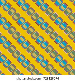 Jars with rustic home canning new seamless pattern for background.