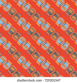 Jars with rustic home canning new seamless pattern for background.