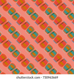 Jars with rustic home canning new seamless pattern for background.