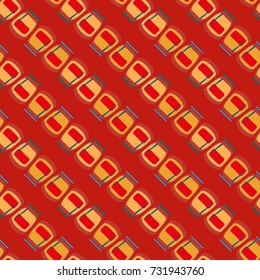 Jars with rustic home canning new seamless pattern for background.