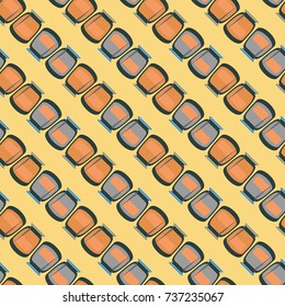 Jars with rustic home canning new seamless pattern for background.