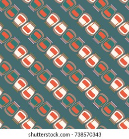 Jars with rustic home canning new seamless pattern for background.