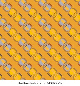 Jars with rustic home canning new seamless pattern for background.