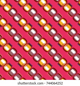 Jars with rustic home canning new seamless pattern for background.