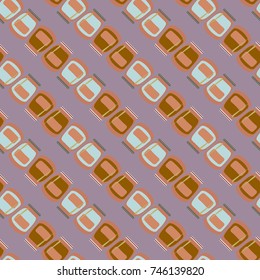 Jars with rustic home canning new seamless pattern for background.