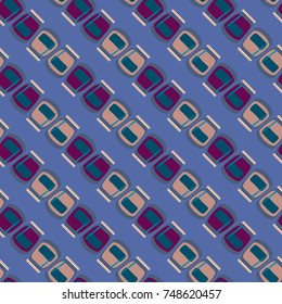 Jars with rustic home canning new seamless pattern for background.