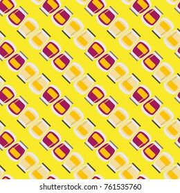 Jars with rustic home canning new seamless pattern for background.