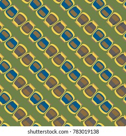 Jars with rustic home canning new seamless pattern for background.