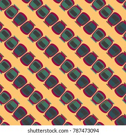 Jars with rustic home canning new seamless pattern for background.