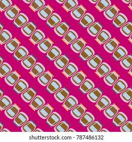 Jars with rustic home canning new seamless pattern for background.