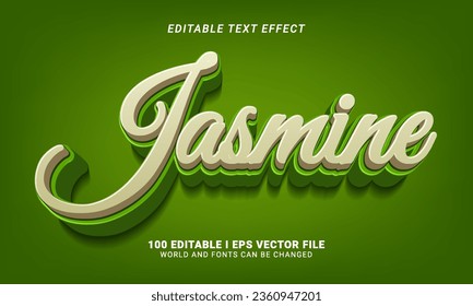 jasmine 3d style text effect