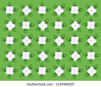 jasmine flower pattern vector